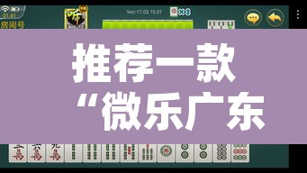 推荐一款“微乐广东麻将怎么开免费的挂”其实确实有挂