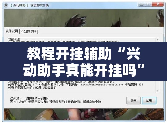 教程开挂辅助“兴动助手真能开挂吗”开挂辅助脚本+详细开挂安装教程