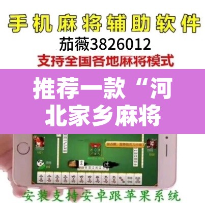 推荐一款“河北家乡麻将亲友圈怎么开挂”附辅助神器开挂脚本详细步骤