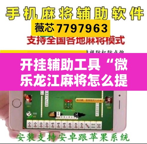 开挂辅助工具“微乐龙江麻将怎么提高胜率”开挂辅助脚本+详细开挂安装教程