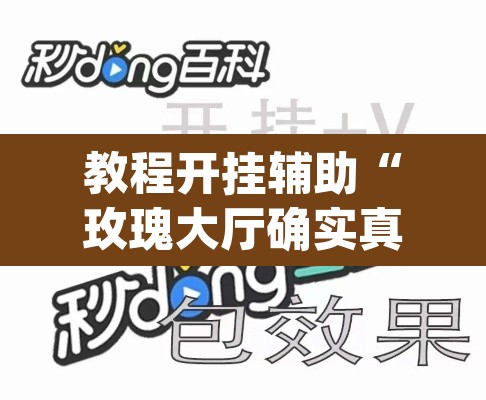 教程开挂辅助“玫瑰大厅确实真的有挂	”(透视挂)辅助透视教程