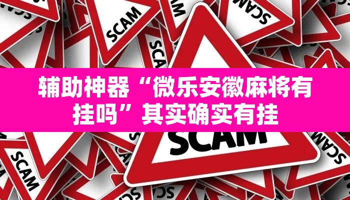 辅助神器“微乐安徽麻将有挂吗”其实确实有挂