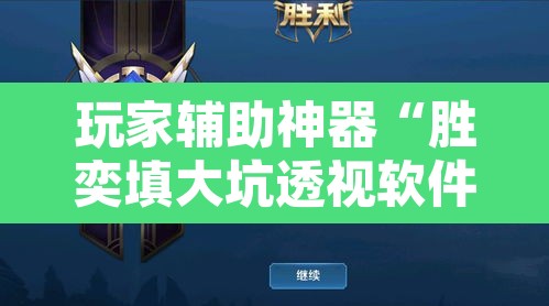 玩家辅助神器“胜奕填大坑透视软件	”其实确实有挂