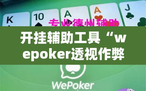 开挂辅助工具“wepoker透视作弊软件”其实确实有挂