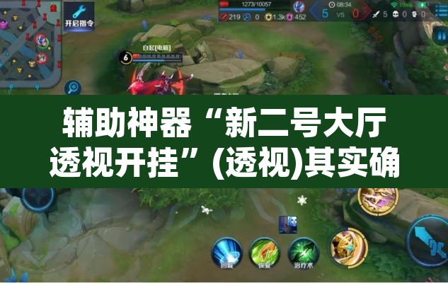 辅助神器“新二号大厅透视开挂”(透视)其实确实有挂