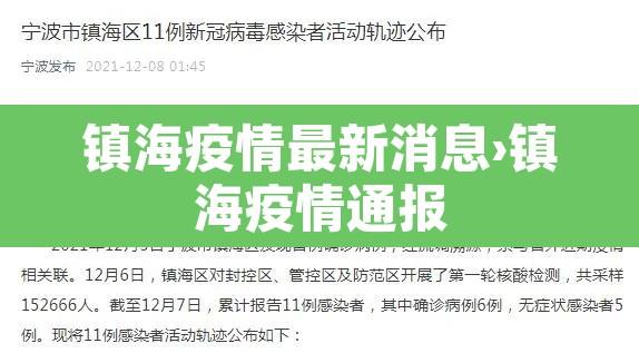 镇海疫情最新消息›镇海疫情通报 镇海疫情最新消息›镇海疫情通报