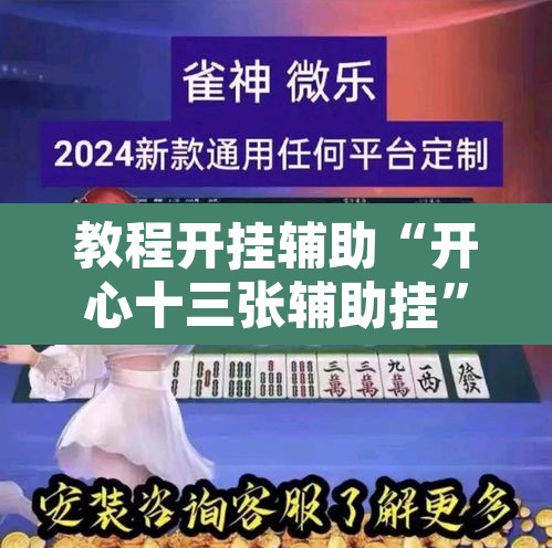 教程开挂辅助“开心十三张辅助挂”其实确实有挂