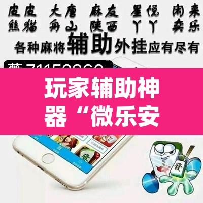 玩家辅助神器“微乐安徽麻将能开挂吗”(透视)其实确实有挂