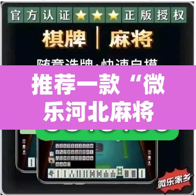 推荐一款“微乐河北麻将免费房间怎么开挂”(透视)其实确实有挂