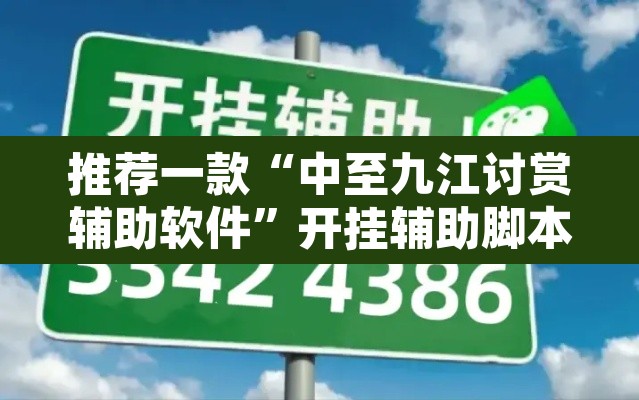 推荐一款“中至九江讨赏辅助软件”开挂辅助脚本+详细开挂安装教程