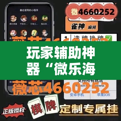 玩家辅助神器“微乐海南麻将小程序必赢神器	”其实确实有挂
