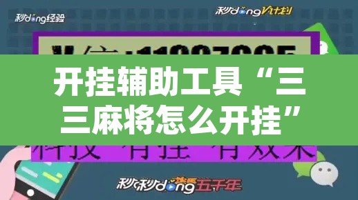 开挂辅助工具“三三麻将怎么开挂”(透视)其实确实有挂