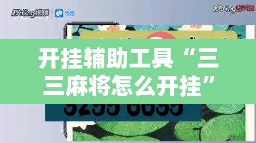开挂辅助工具“三三麻将怎么开挂”(透视)其实确实有挂
