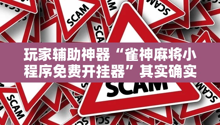 玩家辅助神器“雀神麻将小程序免费开挂器”其实确实有挂