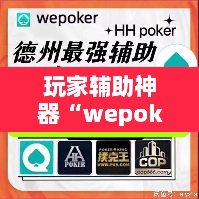 玩家辅助神器“wepoker透视辅助软件下载 ”其实确实有挂