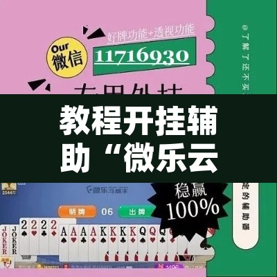 教程开挂辅助“微乐云南麻将小程序开挂免费软件”其实确实有挂