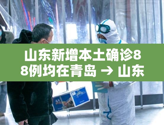 山东新增本土确诊88例均在青岛 → 山东新增本土确诊病例