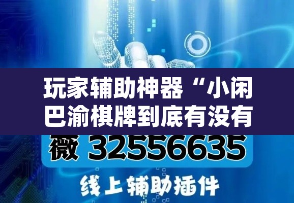 玩家辅助神器“小闲巴渝棋牌到底有没有挂	”(透视挂)辅助透视教程