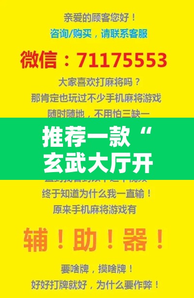推荐一款“玄武大厅开挂透视软件”附辅助神器开挂脚本详细步骤