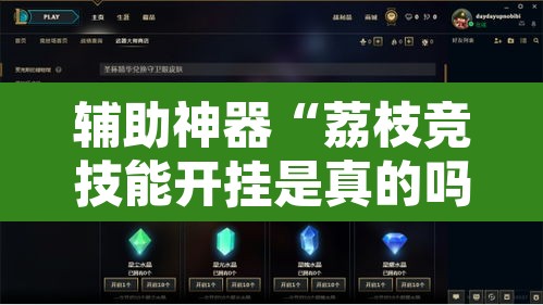 辅助神器“荔枝竞技能开挂是真的吗”其实确实有挂