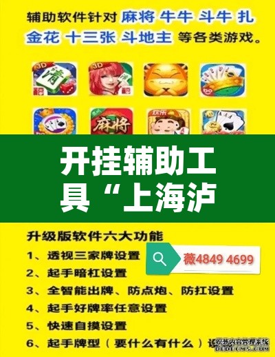 开挂辅助工具“上海泸乐麻将透视辅助挂	”开挂辅助脚本+详细开挂安装教程