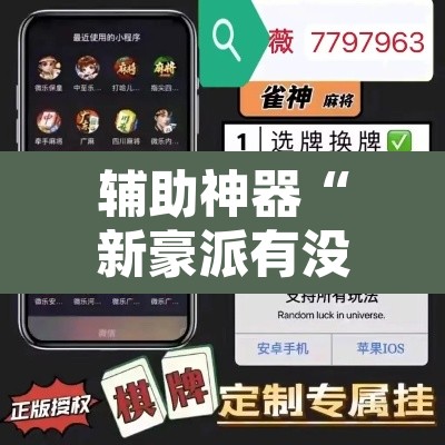 辅助神器“新豪派有没有挂	”开挂辅助脚本+详细开挂安装教程