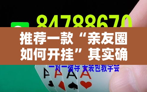 推荐一款“亲友圈如何开挂	”其实确实有挂