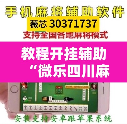 教程开挂辅助“微乐四川麻将怎么开免费的挂”(透视挂)辅助透视教程
