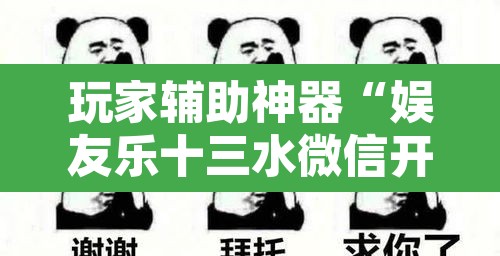 玩家辅助神器“娱友乐十三水微信开挂”开挂辅助脚本+详细开挂安装教程