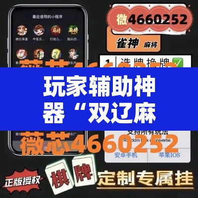 玩家辅助神器“双辽麻将辅助开挂神器”其实确实有挂