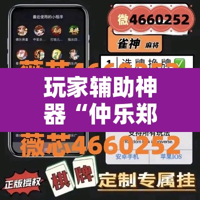 玩家辅助神器“仲乐郑州麻将有挂吗”附辅助神器开挂脚本详细步骤