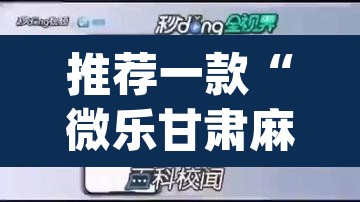 推荐一款“微乐甘肃麻将开挂神器下载	”(透视挂)辅助透视教程
