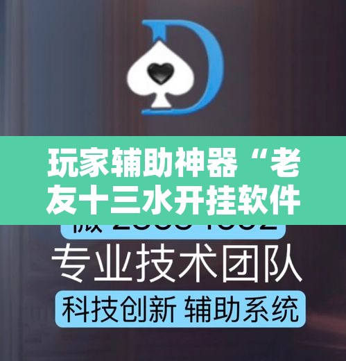 玩家辅助神器“老友十三水开挂软件教程”其实确实有挂