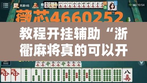 教程开挂辅助“浙衢麻将真的可以开挂吗	”(透视)其实确实有挂