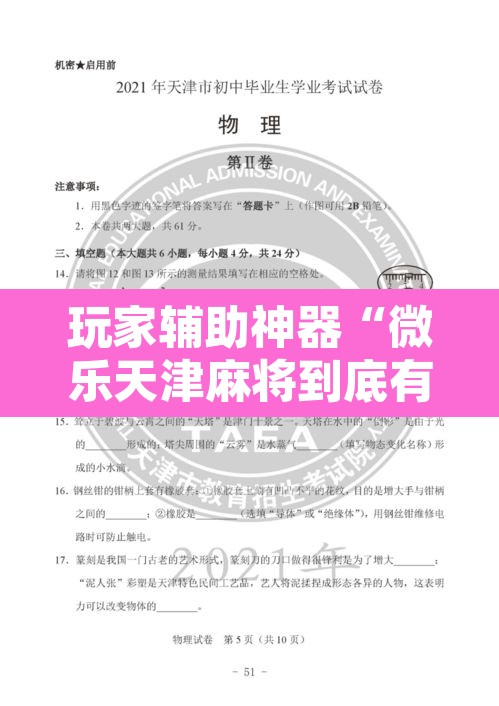 玩家辅助神器“微乐天津麻将到底有没有挂”开挂辅助脚本+详细开挂安装教程