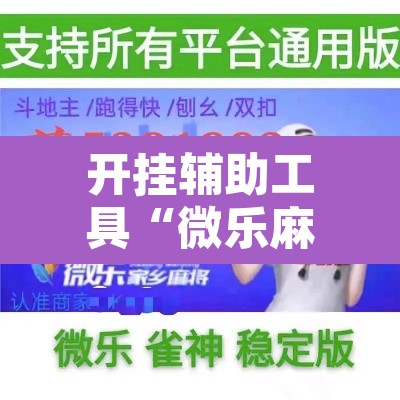 开挂辅助工具“微乐麻将小程序万能开挂器”其实确实有挂