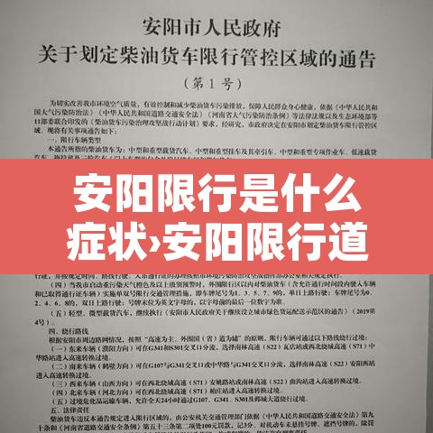 安阳限行是什么症状›安阳限行道路图示