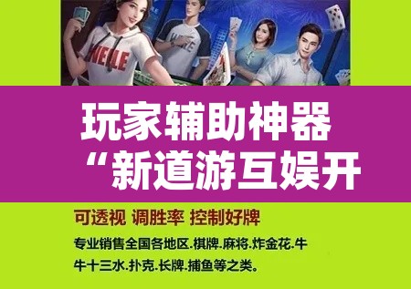 玩家辅助神器“新道游互娱开挂辅助软件”开挂辅助脚本+详细开挂安装教程