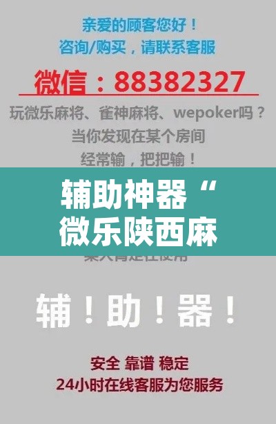 辅助神器“微乐陕西麻将怎么提高胜率”开挂辅助脚本+详细开挂安装教程