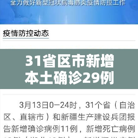 31省区市新增本土确诊29例涉5省市›31省区市新增确诊92例本土73例 31省区市新增本土确诊29例涉5省市›31省区市新增确诊92例本土73例