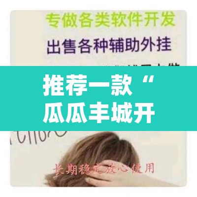 推荐一款“瓜瓜丰城开挂神器软件下载”(透视挂)辅助透视教程