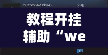 教程开挂辅助“wepoker有透视挂”其实确实有挂