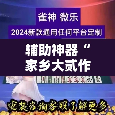 辅助神器“家乡大贰作弊软件”其实确实有挂