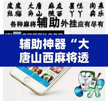 辅助神器“大唐山西麻将透视神器”开挂辅助脚本+详细开挂安装教程