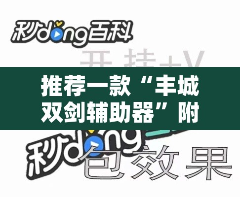 推荐一款“丰城双剑辅助器	”附辅助神器开挂脚本详细步骤