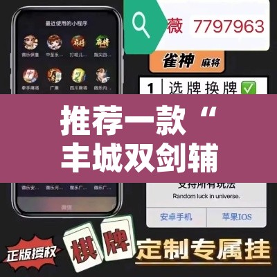 推荐一款“丰城双剑辅助器	”附辅助神器开挂脚本详细步骤