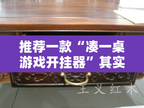 推荐一款“凑一桌游戏开挂器	”其实确实有挂