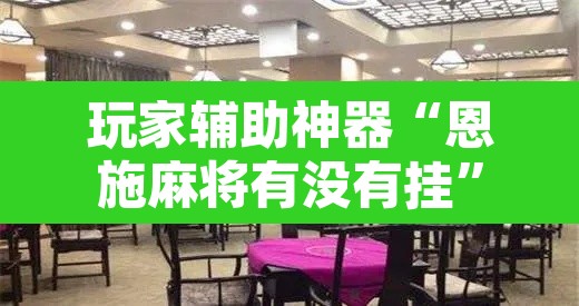 玩家辅助神器“恩施麻将有没有挂	”其实确实有挂