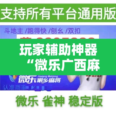 玩家辅助神器“微乐广西麻将开挂神器”其实确实有挂