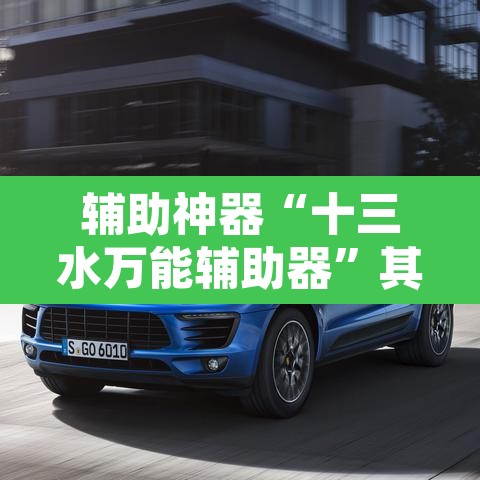 辅助神器“十三水万能辅助器”其实确实有挂